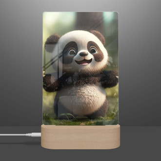 Lamp Cute cartoon panda