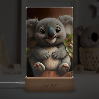 Lamp Cute animated koala 2