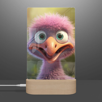 Lamp Cute animated ostrich 2