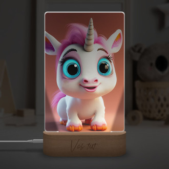 Lamp Cute animated unicorn