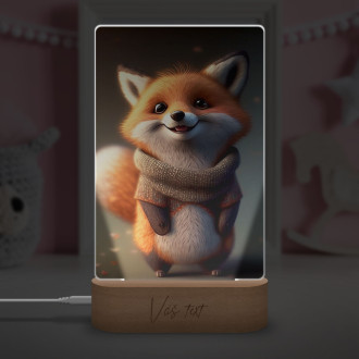 Lamp Cute animated fox 1