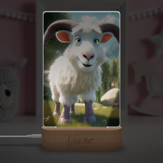 Lamp Cute animated goat
