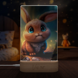 Lamp Cute animated rabbit