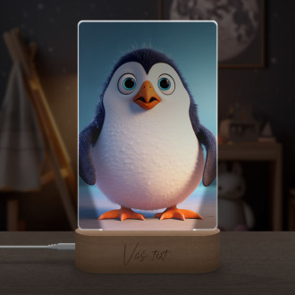 Lamp Cute animated penguin 1