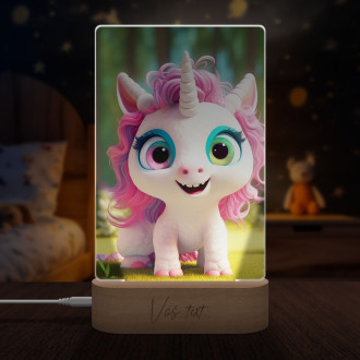 Lamp Cute animated unicorn 2