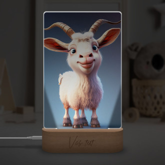 Lamp Cute animated goat 2