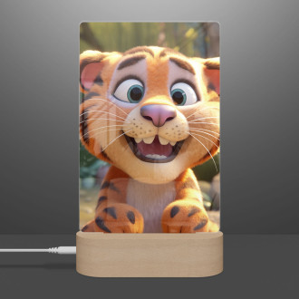 Lamp Cute animated tiger 1