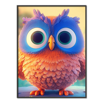Cute animated owl 1