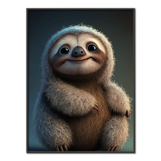 Cute animated sloth