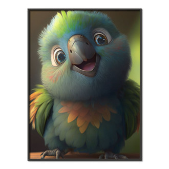 Cute animated parrot 2