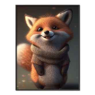 Cute animated fox 1