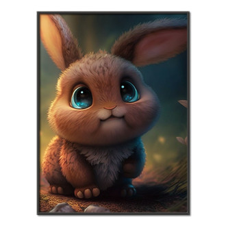 Cute animated rabbit