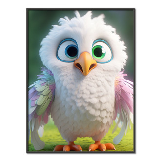 Cute animated eagle