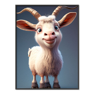 Cute animated goat 2