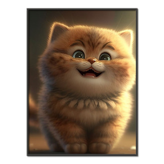 Cute animated cat 3