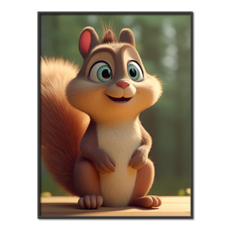 Cute animated squirrel 1
