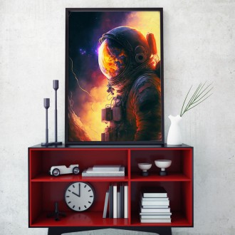 Astronaut in a nebula