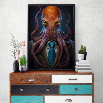 Octopus in a suit