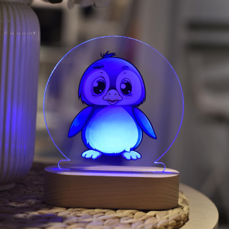 Baby lamp Cartoon Penguin transparent