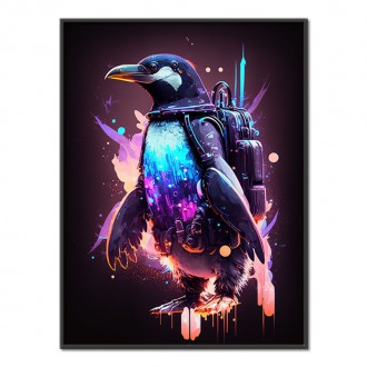 Graffiti penguin