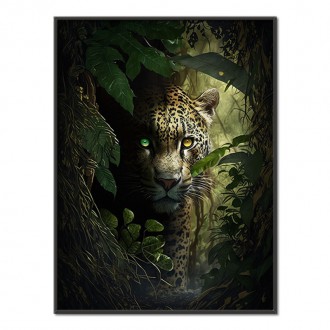 Jaguar in the jungle
