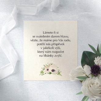Wedding gift card  KL1807d
