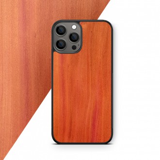 Phone case with wood veneer Plum