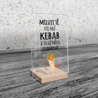 I love you more than kebab