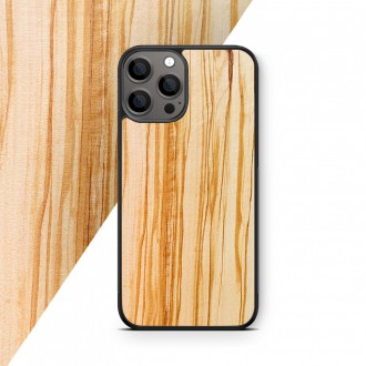 Phone case with wood veneer Olive