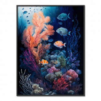 Underwater scenery Coral reef