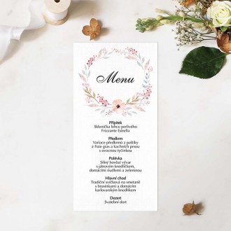 Wedding menu KL1801m