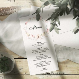 Wedding menu KL1801m