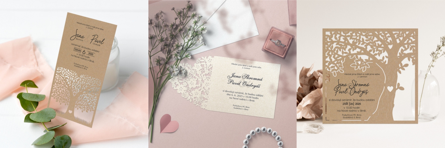 Laser Collection wedding invitation cards - Kyoprint.eu