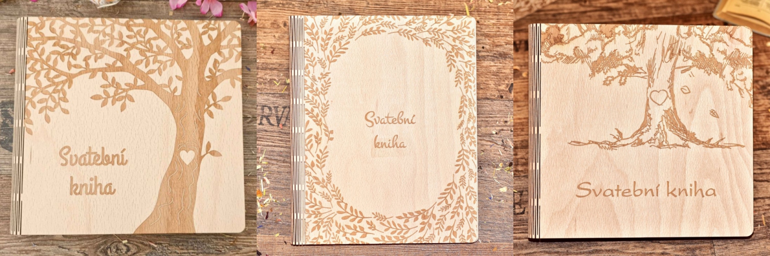 Wooden wedding books - Kyoprint.eu